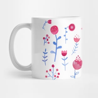 Hayfever Watercolor Flowers Art Mug